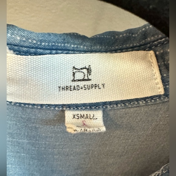 THREAD & SUPPLY | Ladies XS Faux Denim Dress - Picture 4 of 4